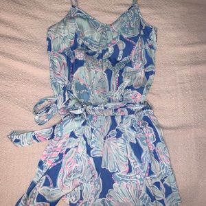 Lilly Pulitzer romper with straps